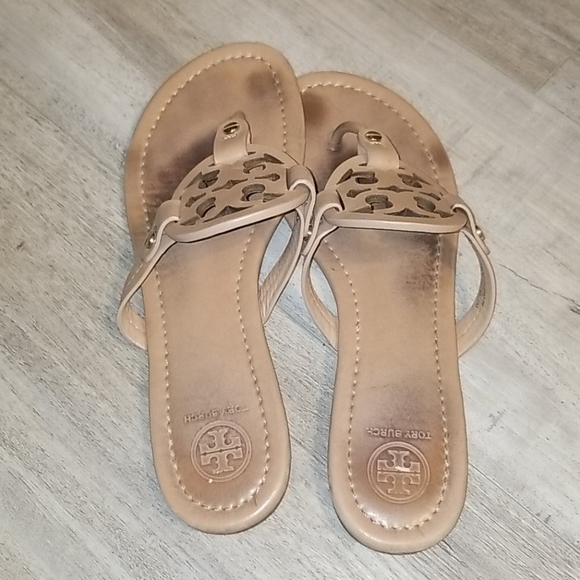 **item sold elsewhere** Tory Burch Miller sandals - Picture 2 of 7